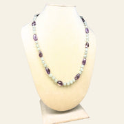 Rose Quartz and Rhodonite Necklace