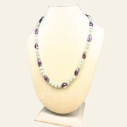 Rose Quartz and Rhodonite Necklace