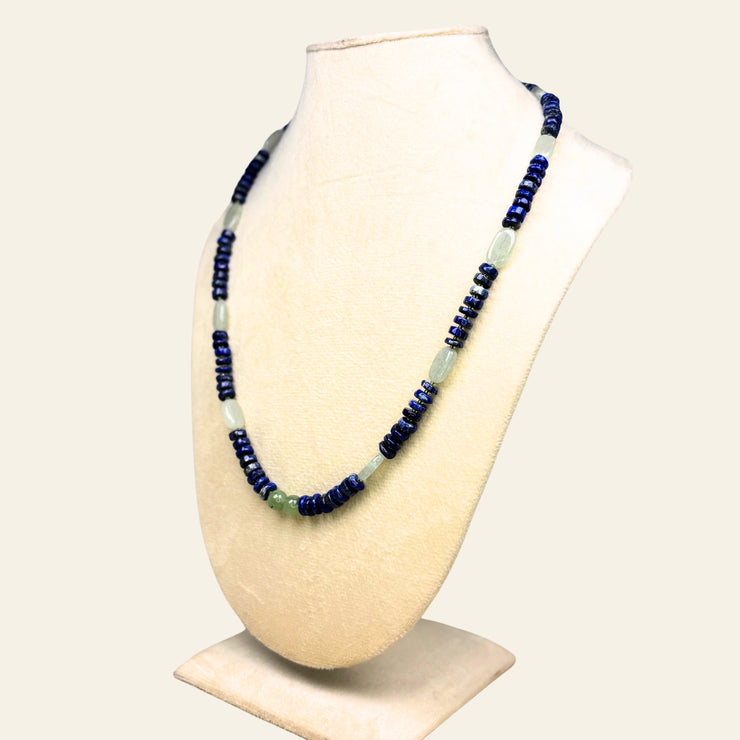 Lapis Lazuli and Green Aventurine Necklace