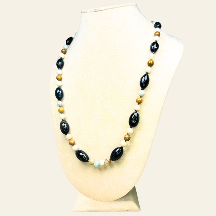 Black Agate and Hematite 