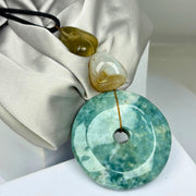 Amazonite,jade stones necklace