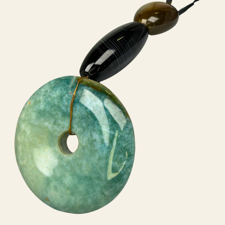  Amazonite & tiger’s eye stones Necklace