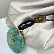  Amazonite & tiger’s eye stones Necklace