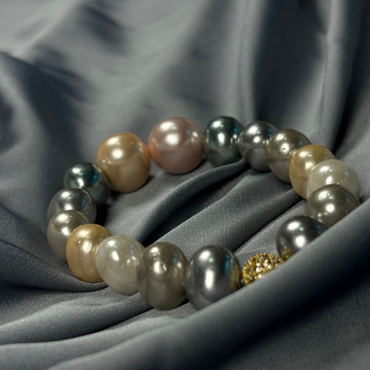 bracelet_natural+pearl+shell+beautiful+gold+golden+grey+white+brown+genuine+pure+wedding+jewellery+Annutra