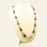 Amethyst and Tourmaline Necklace