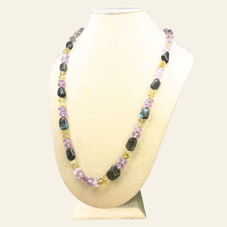 Amethyst and Tourmaline Necklace