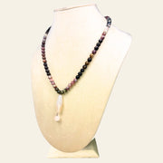 Rhodonite, Jasper, and Rose Quartz  Necklace
