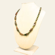 Premium quality Unakite Jasper beads necklace