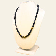 Lava Stone and Tiger’s Eye Necklace
