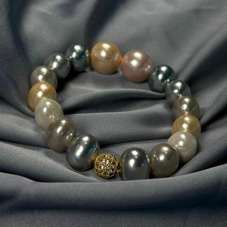 bracelet_natural+pearl+shell+beautiful+gold+golden+grey+white+brown+genuine+pure+wedding+jewellery+Annutra