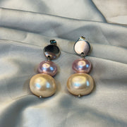 shell + pearl + earring + golden + silver + grey + cream + Pink + anti tarnish + pure + chic + casual + formal + wedding + INR + 650 + under 1000 + Annutra