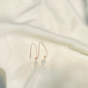 earring_925 silver_pearl_rose gold_pure_best_gift_annutra