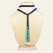 deep_navy_seeds_beads_blue_onyx_waterfall_ani_tarnish_white pearl_handcrafted_necklace
