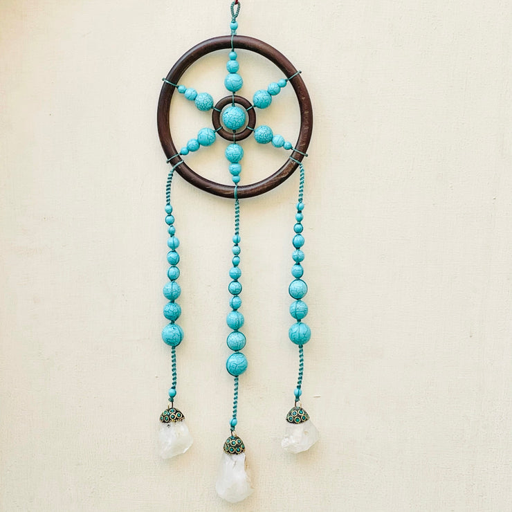 Turquoise_blue_wall hanging_home decor_peace_health_annutra