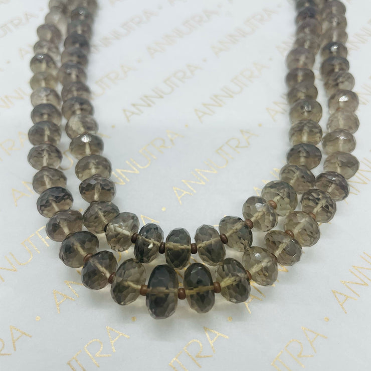 smoky quartz_black_grey_necklace_diamond cut_calm_peace_annutra