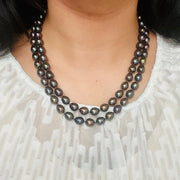 black_pearl_necklace_double_layer_cheap_genuine_annutra_elegant_classy