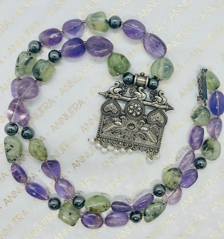 amethyst_prehnite_hematite_purple_green_necklace_peace_calm_balance_negativity_annutra